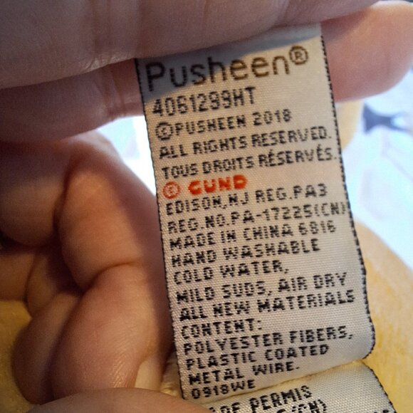 2018 GUND‎ Pusheen Pugsheen Pug Dog Cute Cuddly Soft Toy Plush Adorable Gift 10” - Picture 6 of 8